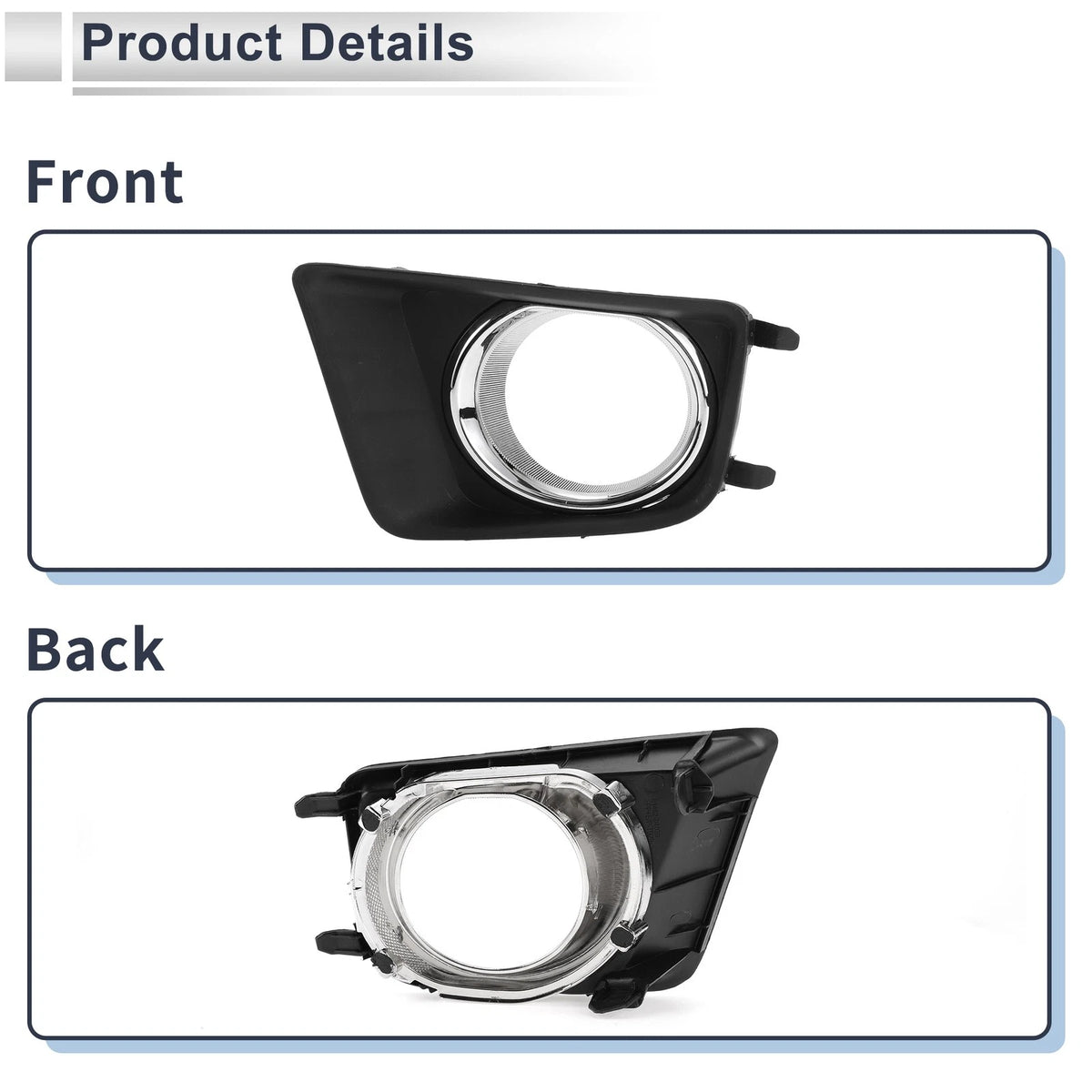 Fog Light Grill for Toyota Tacoma 2012-2015 (1 x)