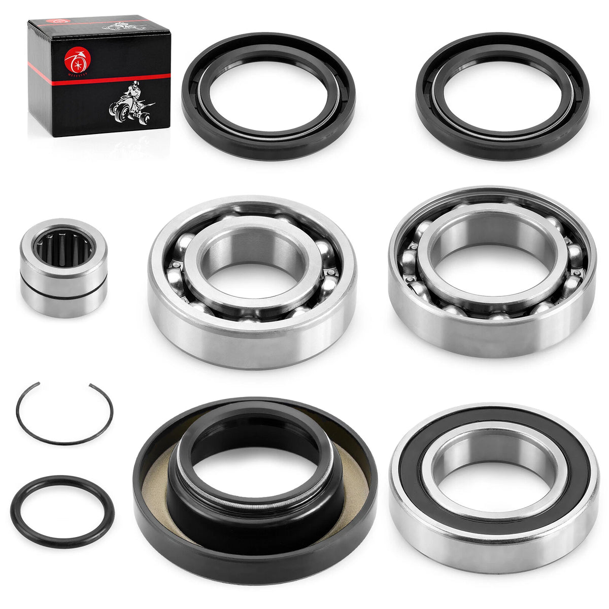 Rear Differential Bearing Seal Kit for Honda TRX500FA Foreman Rubicon 05-14