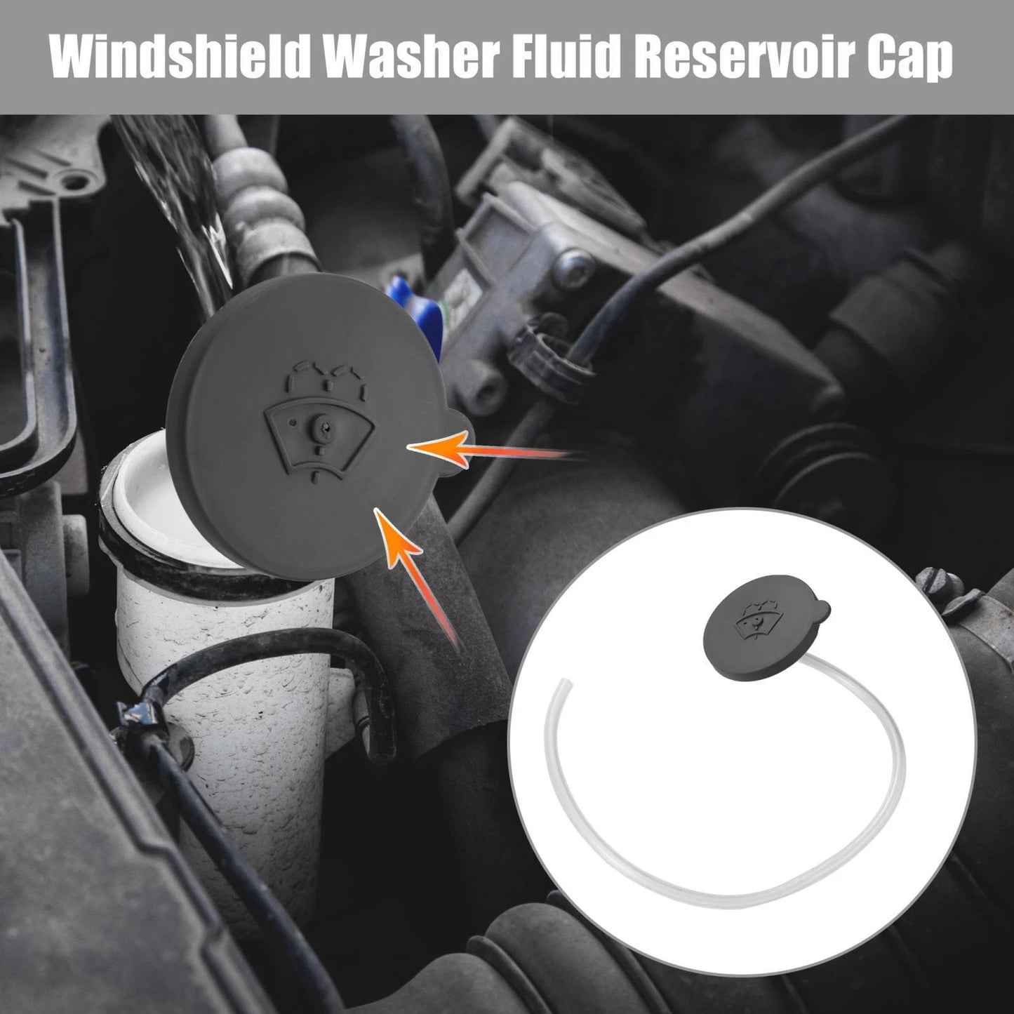 Windshield Washer Fluid Reservoir Caps for Nissan Rogue (2008-2013)