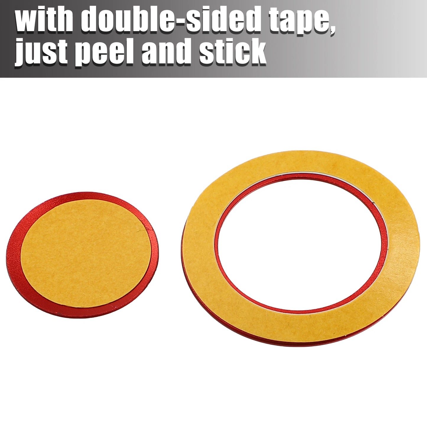 Engine Start Stop Button Cover Trim Kit for Jeep Cherokee Red