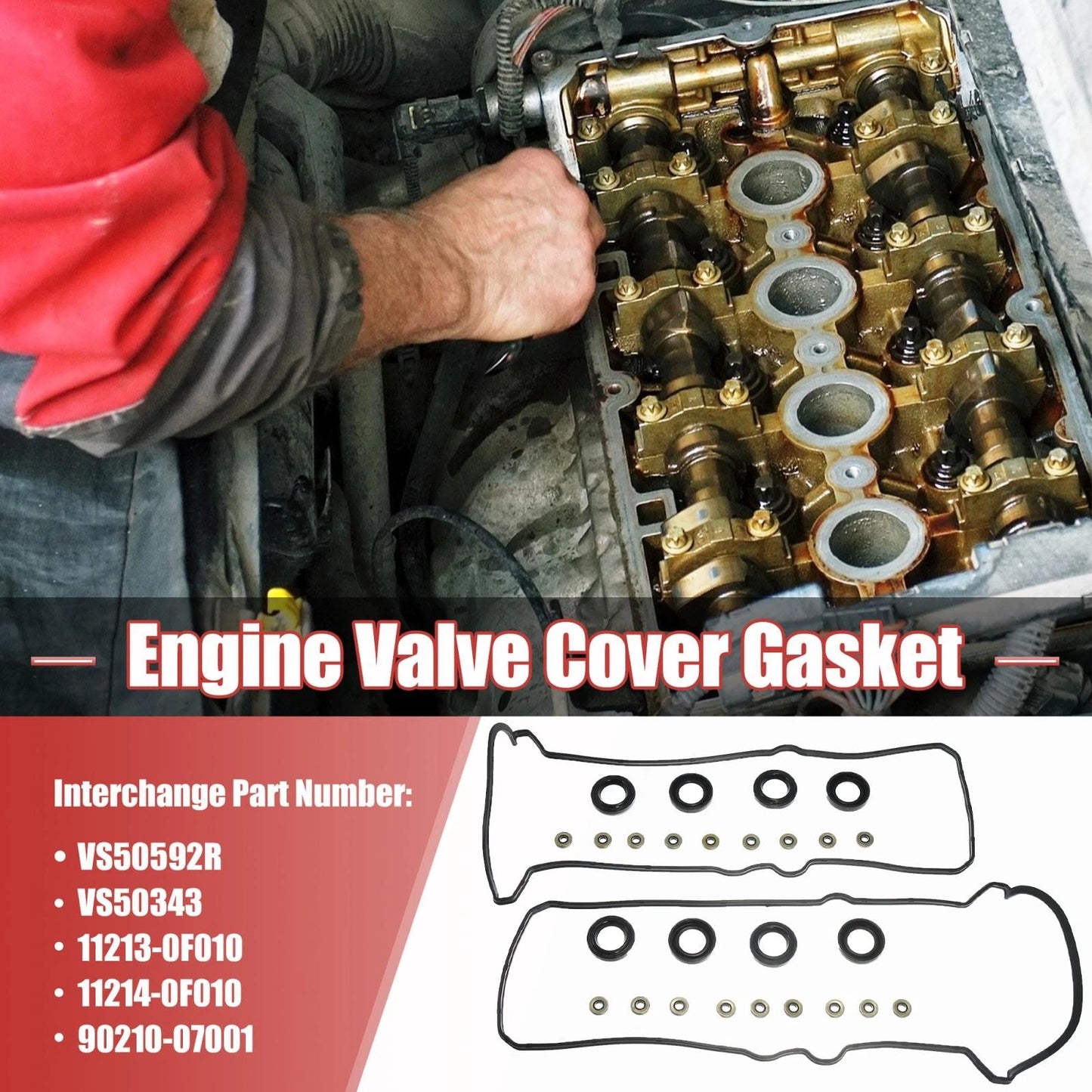 Engine Valve Cover Gasket Set for Toyota Tundra (2000–2009)