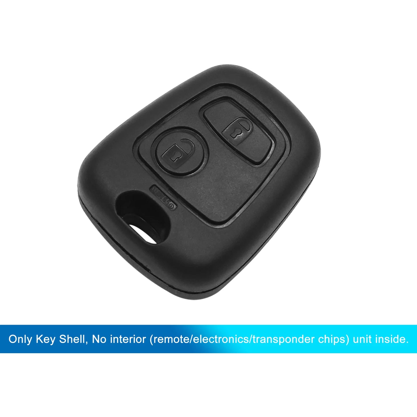 Remote Keyless Entry Key Fob Case for Peugeot 206 (2000-2010)