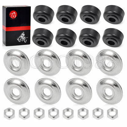 Shock Bushing Kit Front Rear for EZGO Golf Cart TXT Marathon (1982–2024)
