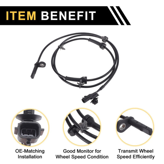 ABS Wheel Speed Sensor for Nissan Leaf (2011-2016) 1 Pc Front Left/Right