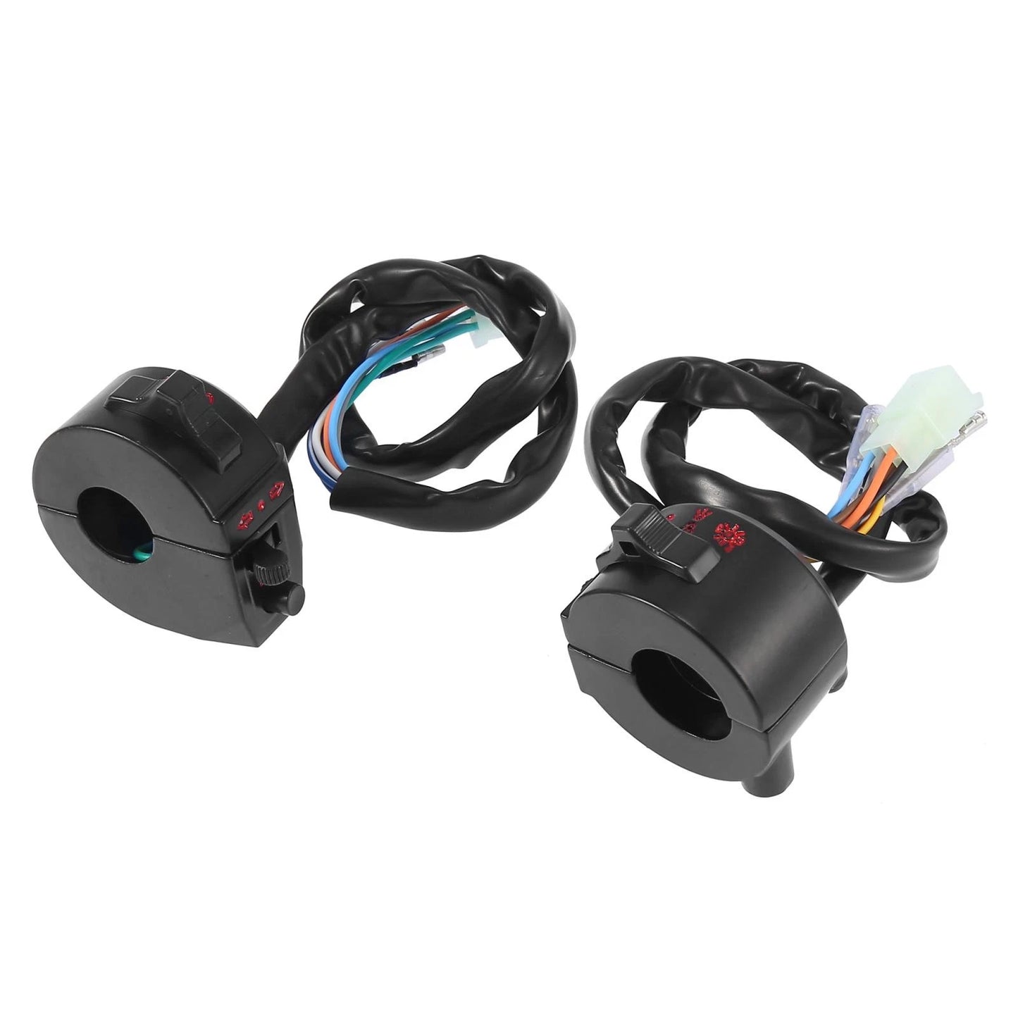 2 x Handle Bar Indicator Control Switch for Motorbike Motorcycle