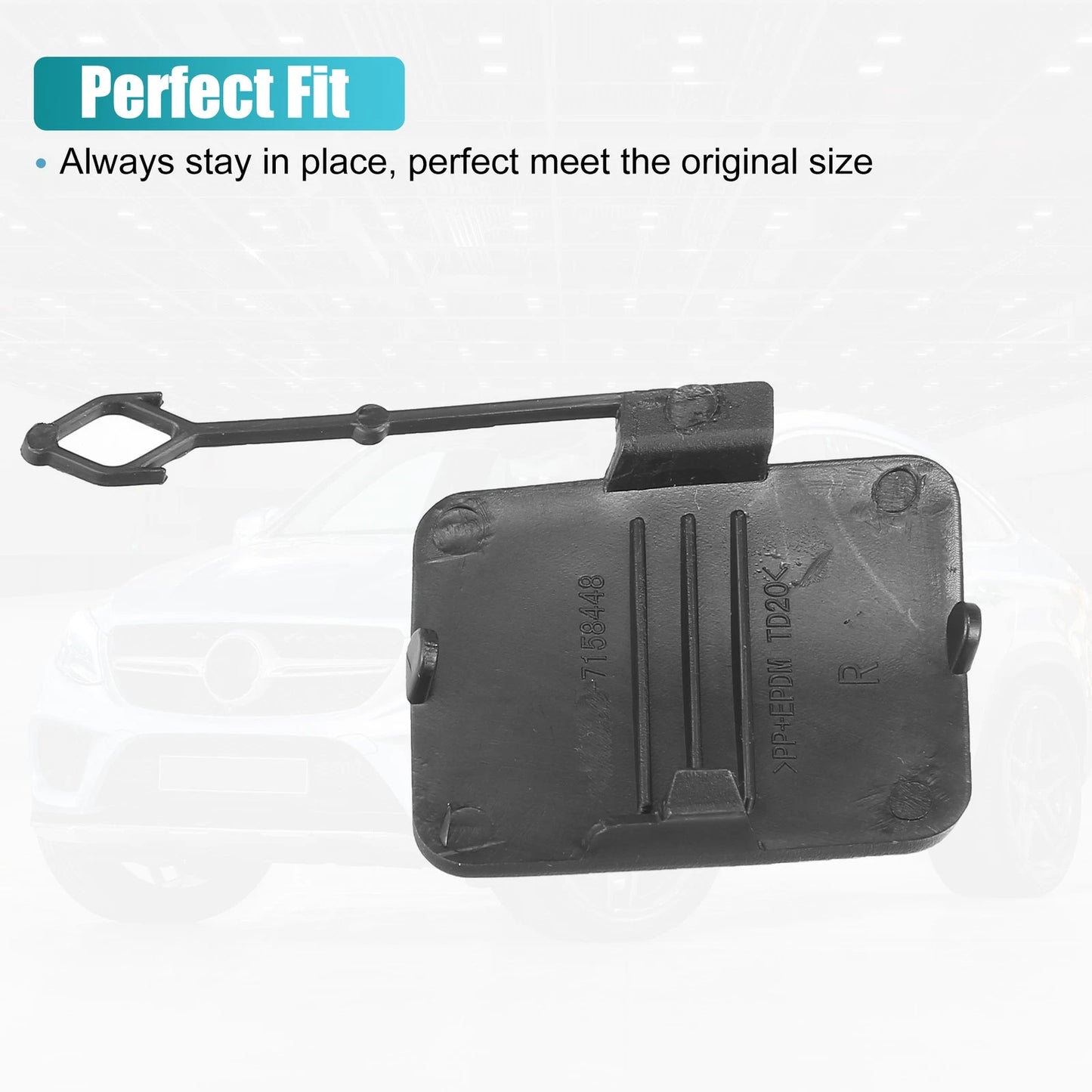 Rear Right Bumper Tow Hook Cover for BMW X5 2007-2010 (2 x Covers)
