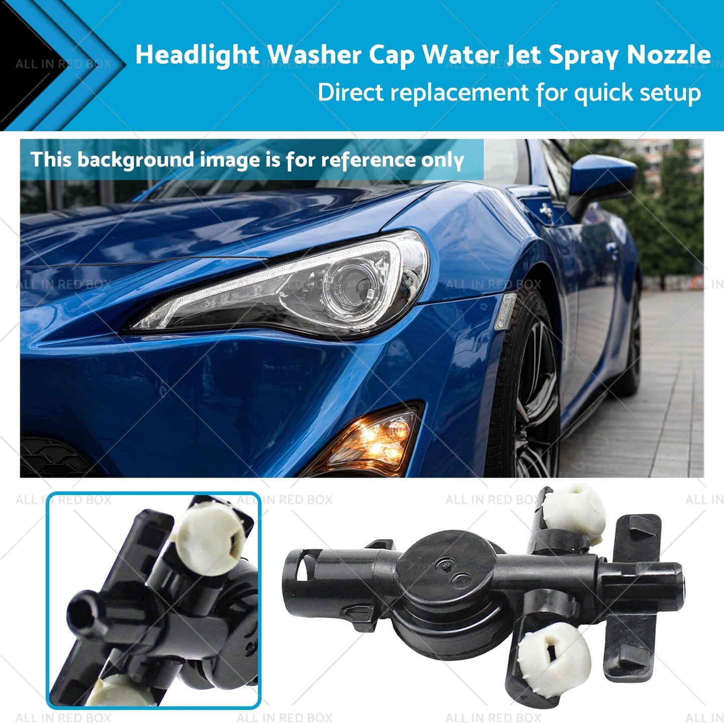 HID Headlight Washer Cap Nozzle for Toyota 86 (2012-2021)