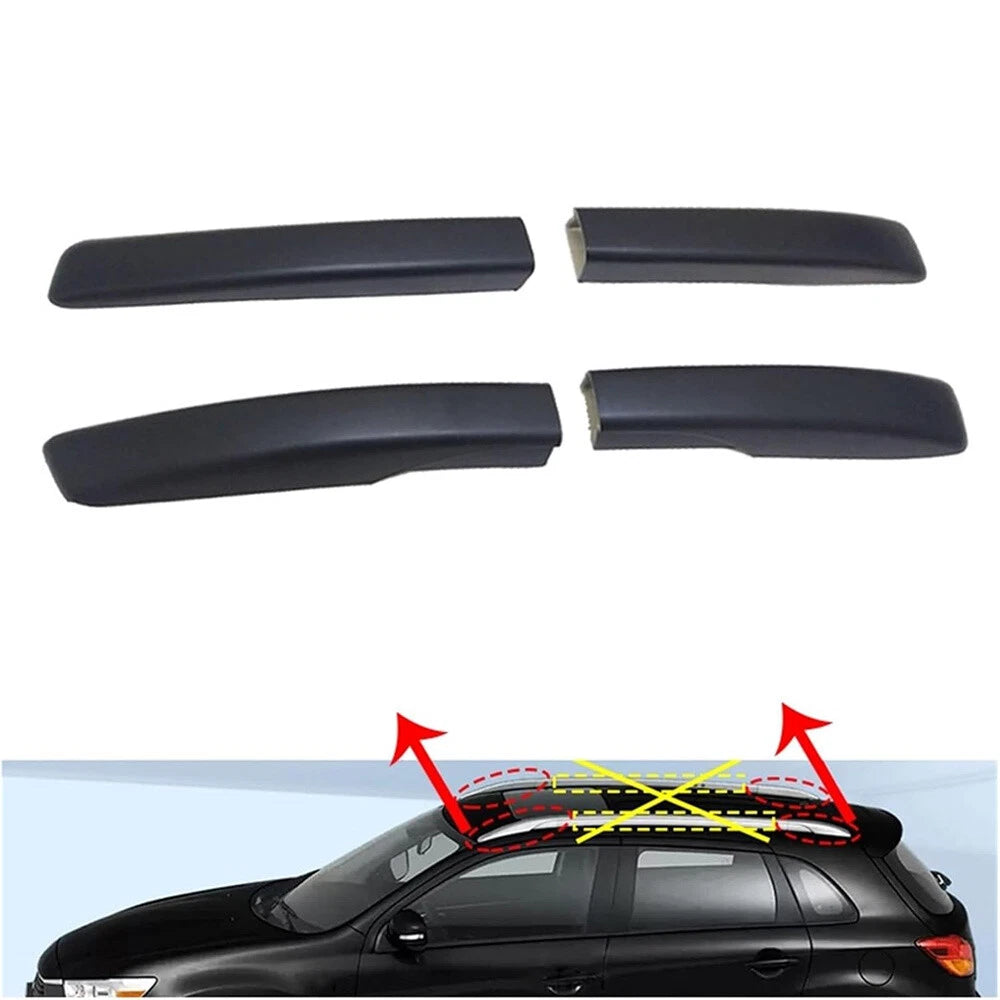Roof Rack End Cover Cap for Mitsubishi ASX RVR Outlander Sport (2011-2020)