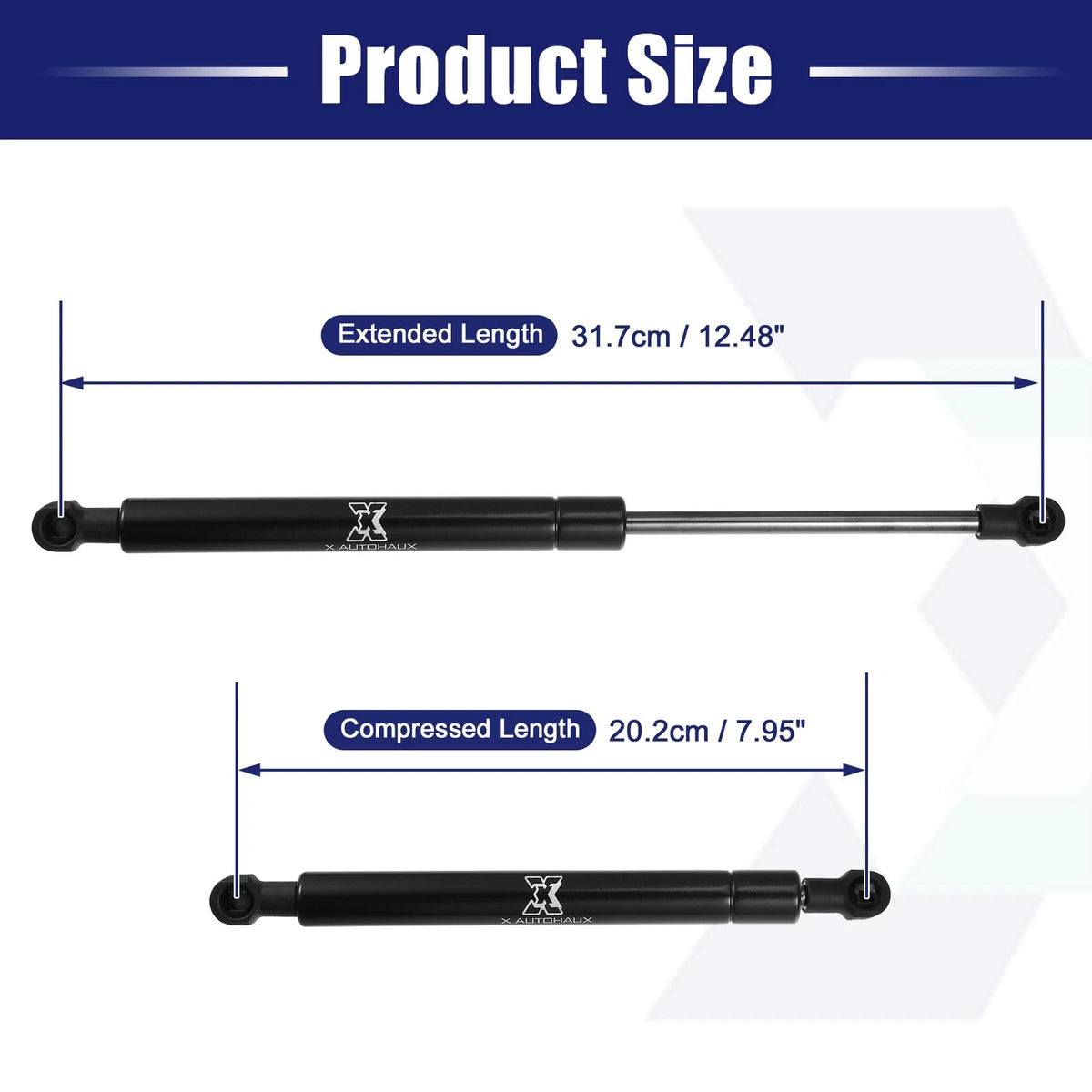 2 x Car Front Hood Gas Lift Supports for BMW 5 Series E60 E61 (2005-2010)