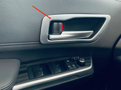 Interior Front Door Handle Cover Trim for 2021-2023 Toyota Sienna 2 x ABS Matte