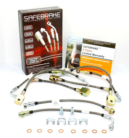 Brake Line Kit for Nissan 350Z Z33 (Base Model) Single-Pot Calipers (2003-2009)