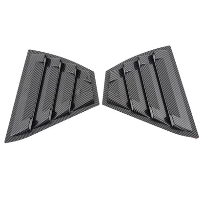 Carbon Style Rear Vent Window Scoop Louver Cover Trim for Nissan Sentra (2020-2024)