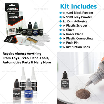 5 x Strong Powder Adhesive Glue Kit - Quick Bonding Repair