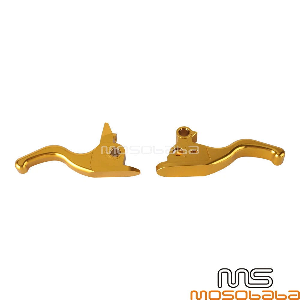 Finger Hand Brake Clutch Levers for Harley Touring Road Glide (2008-2023)