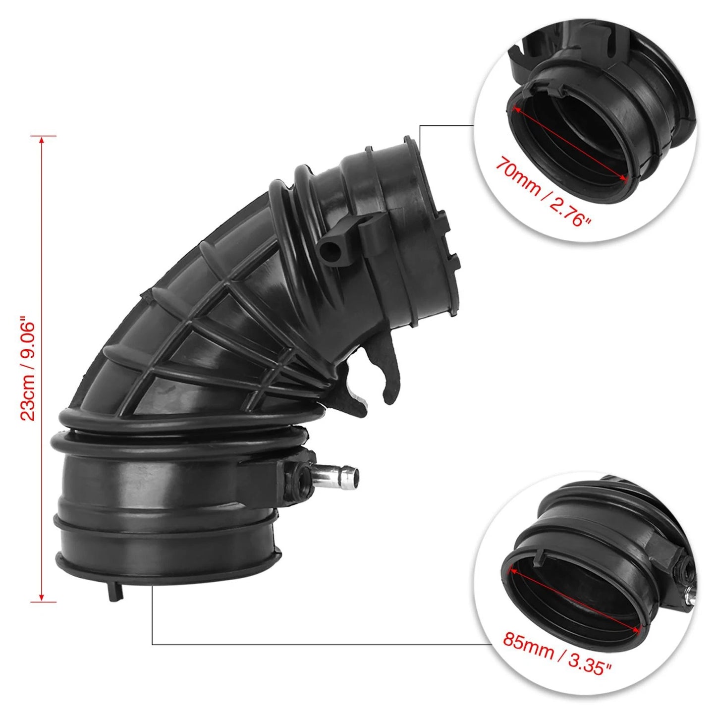 Rubber Air Intake Hose Boot for Acura RSX, Honda CRV (2002-2006)