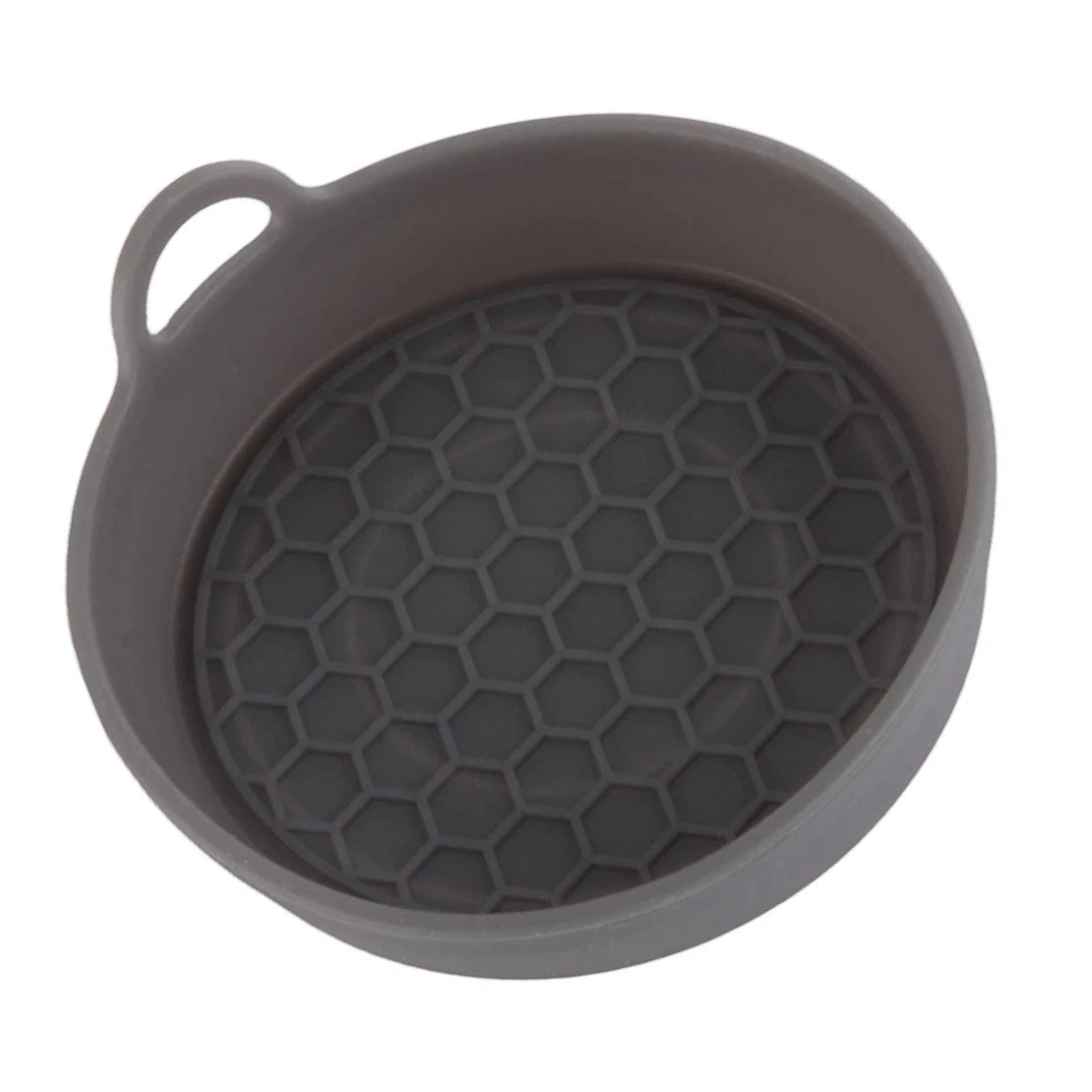 Grey Silicone Car Cup Holder Insert Anti-Slip Mat Pad 7cm