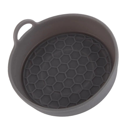 Grey Silicone Car Cup Holder Insert Anti-Slip Mat Pad 7cm