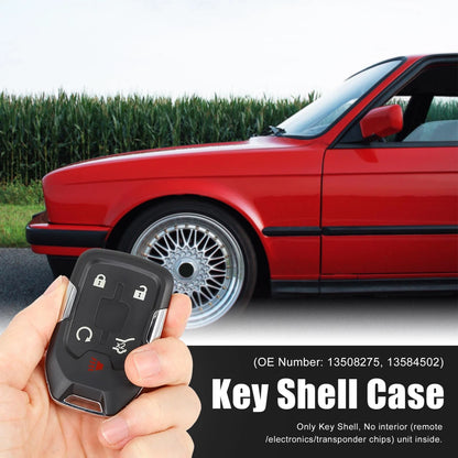 Remote Key Shell Case for GMC Terrain 5-Button Black