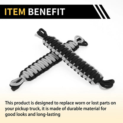2 x Door Limiting Straps for Jeep Wrangler TJ JK JKU (2007-2018) Black Gray