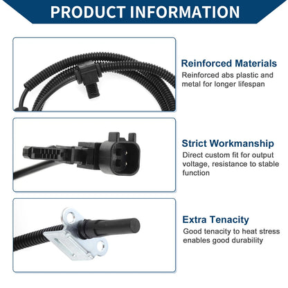 ABS Wheel Speed Sensor for GMC Sierra 3500 HD Rear Right