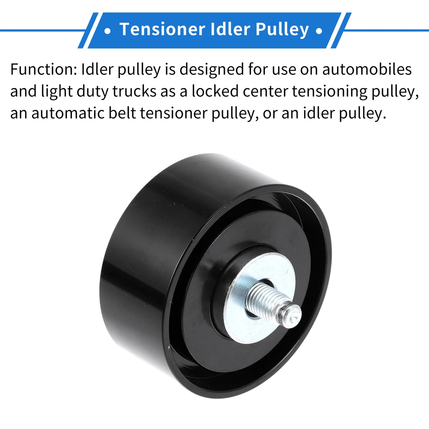 Drive Belt Idler Pulley for Toyota Tacoma 2005-2022 1 x Pulley