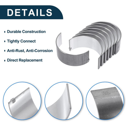 8 x Connecting Rod Bearings for Toyota (1304154040)