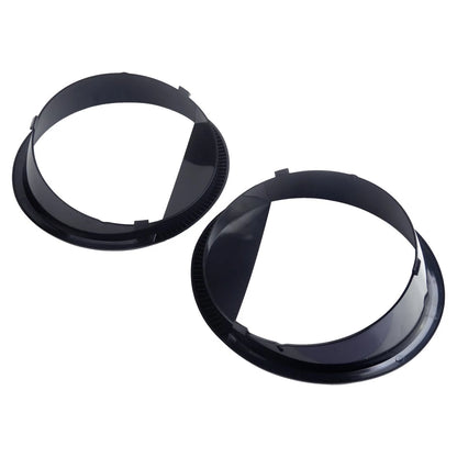 2 x Front Headlight Trim Covers for Jeep Wrangler JL (2018)