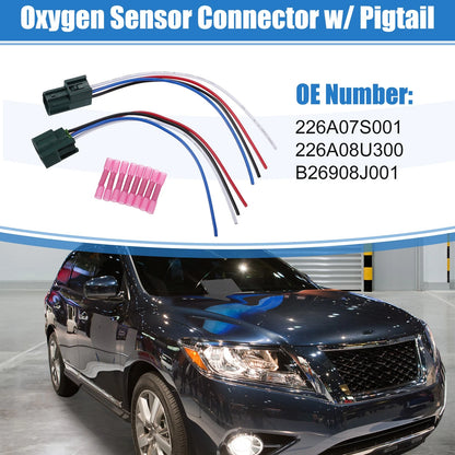 O2 Oxygen Sensor Set with Terminals for Nissan Subaru