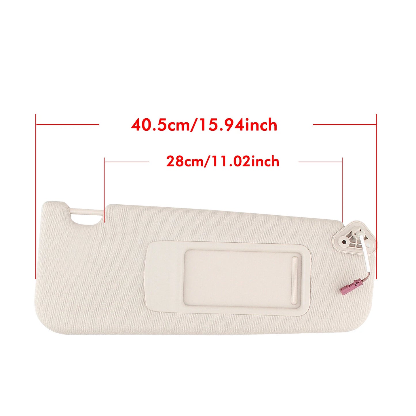 Beige Front Right Sun Visor for BMW E81 E90 E91 (2007-2013)