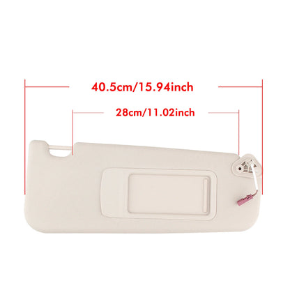 Beige Front Right Sun Visor for BMW E81 E90 E91 (2007-2013)