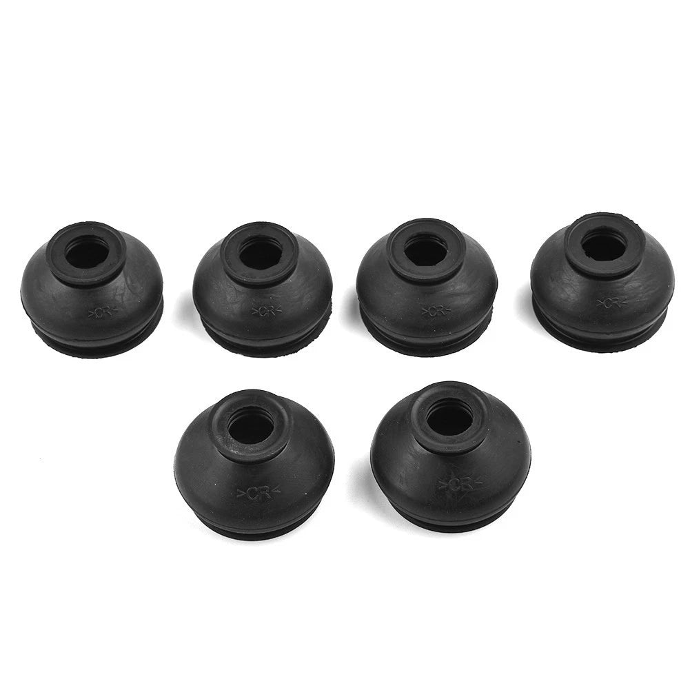 6pcs HQ Rubber Tie-Rod End Ball Joint Dust-Boots Dust Cover Boot Gaiters Pack
