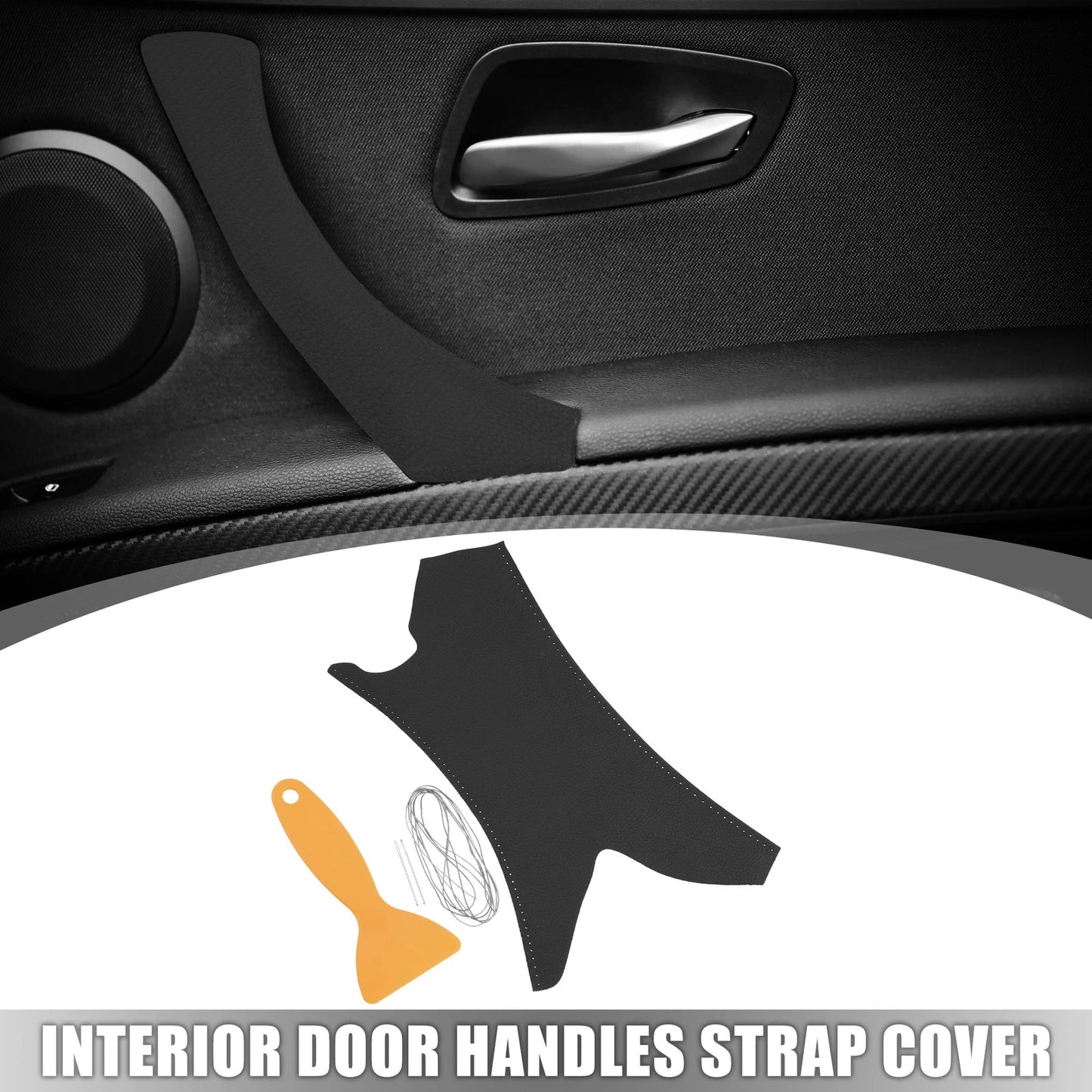 Car Interior Door Handle Cover for BMW 3 Series E90 E91 (2006-2013)
