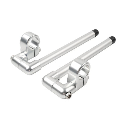35MM 7/8" Clip-On Handlebar for Universal Cafe Racer - Silver