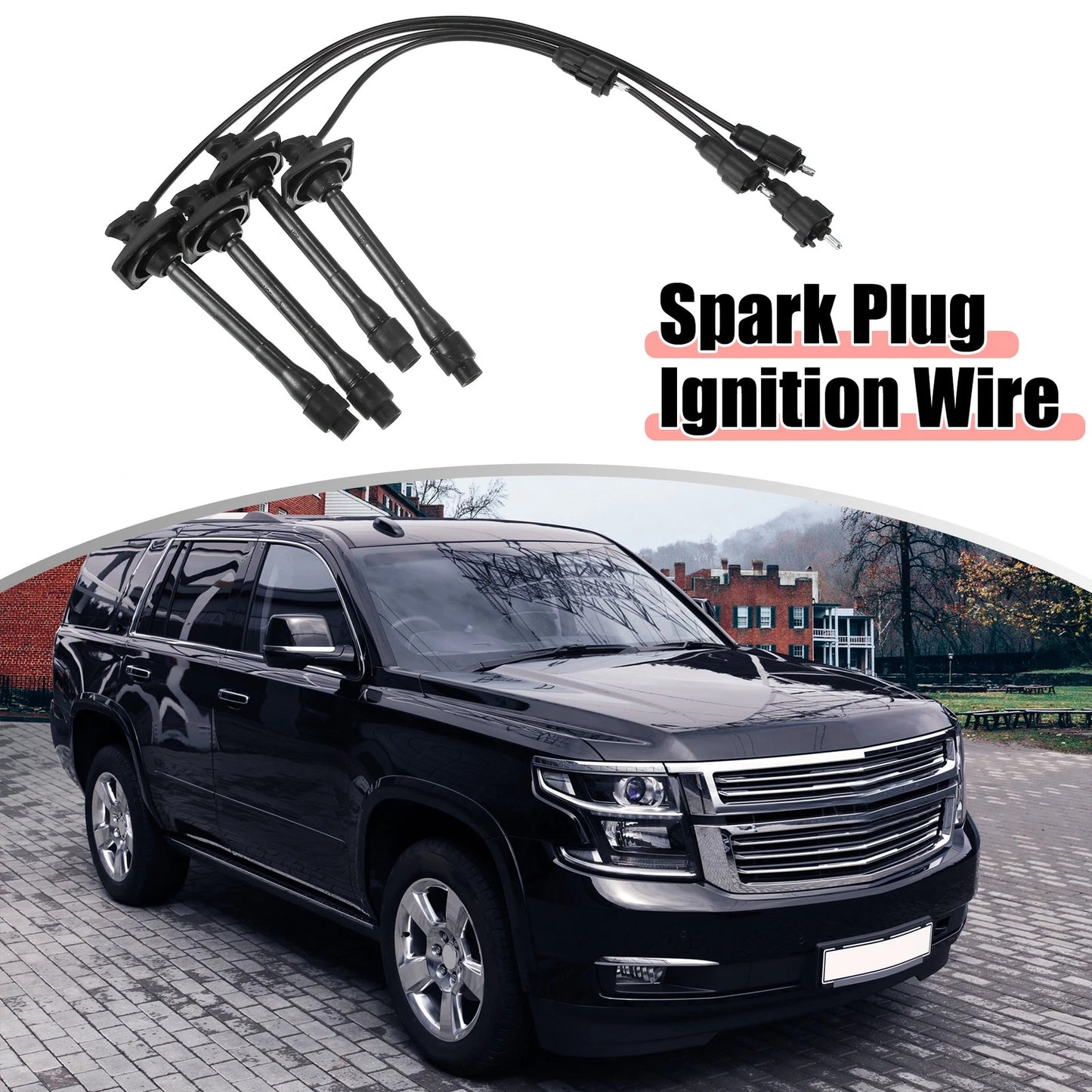 7mm Spark Plug Ignition Wires 4pcs for Toyota Solara 2.2L (1999)