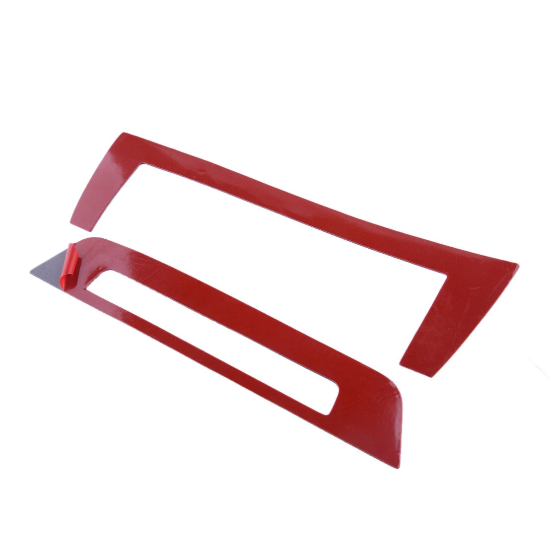 Red Center Console CD Panel Cover Trim for Mercedes Benz W204 (2011-2013)
