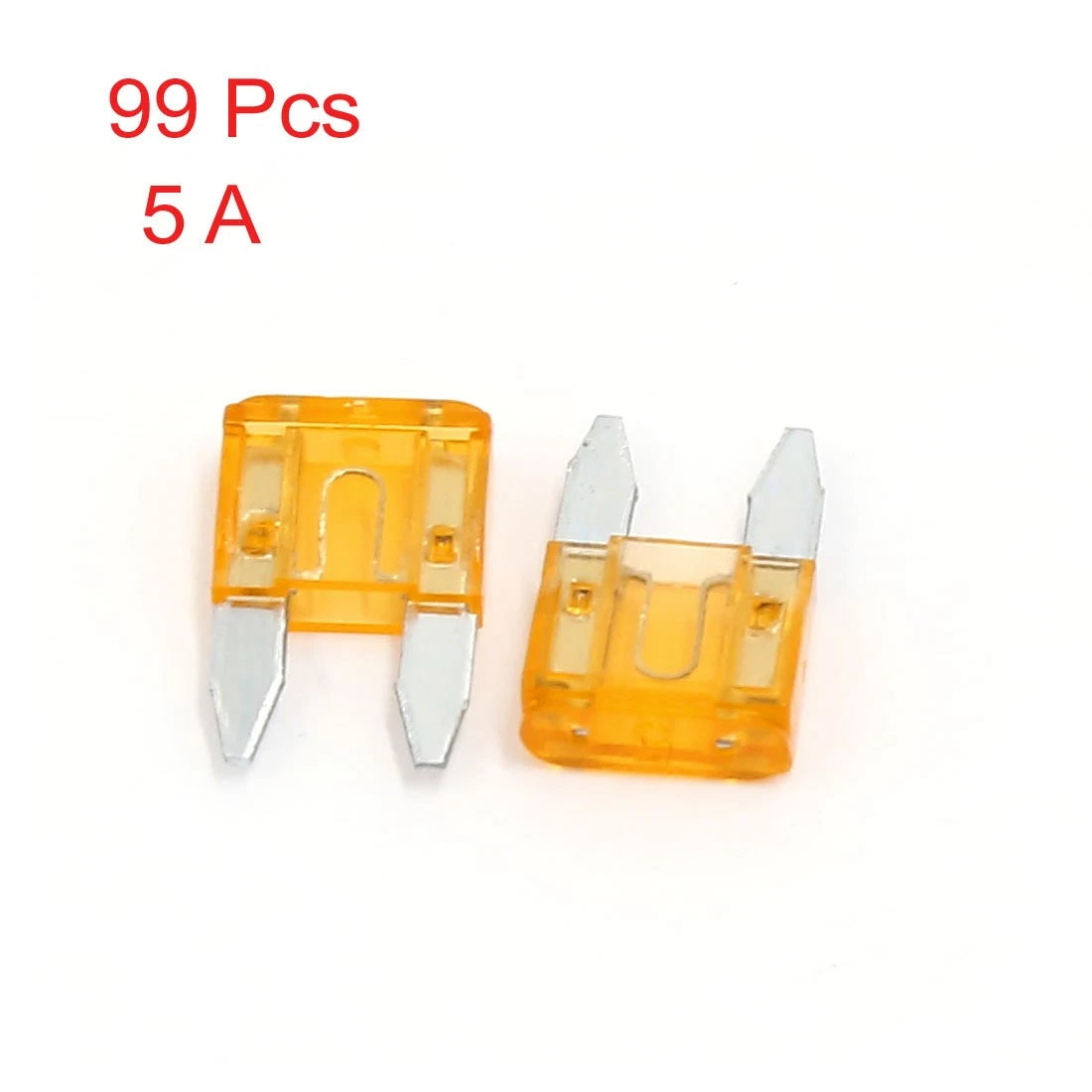 99 Pcs Mini Blade Fuse 5A for Car Auto Trucks SUV (Various Years)