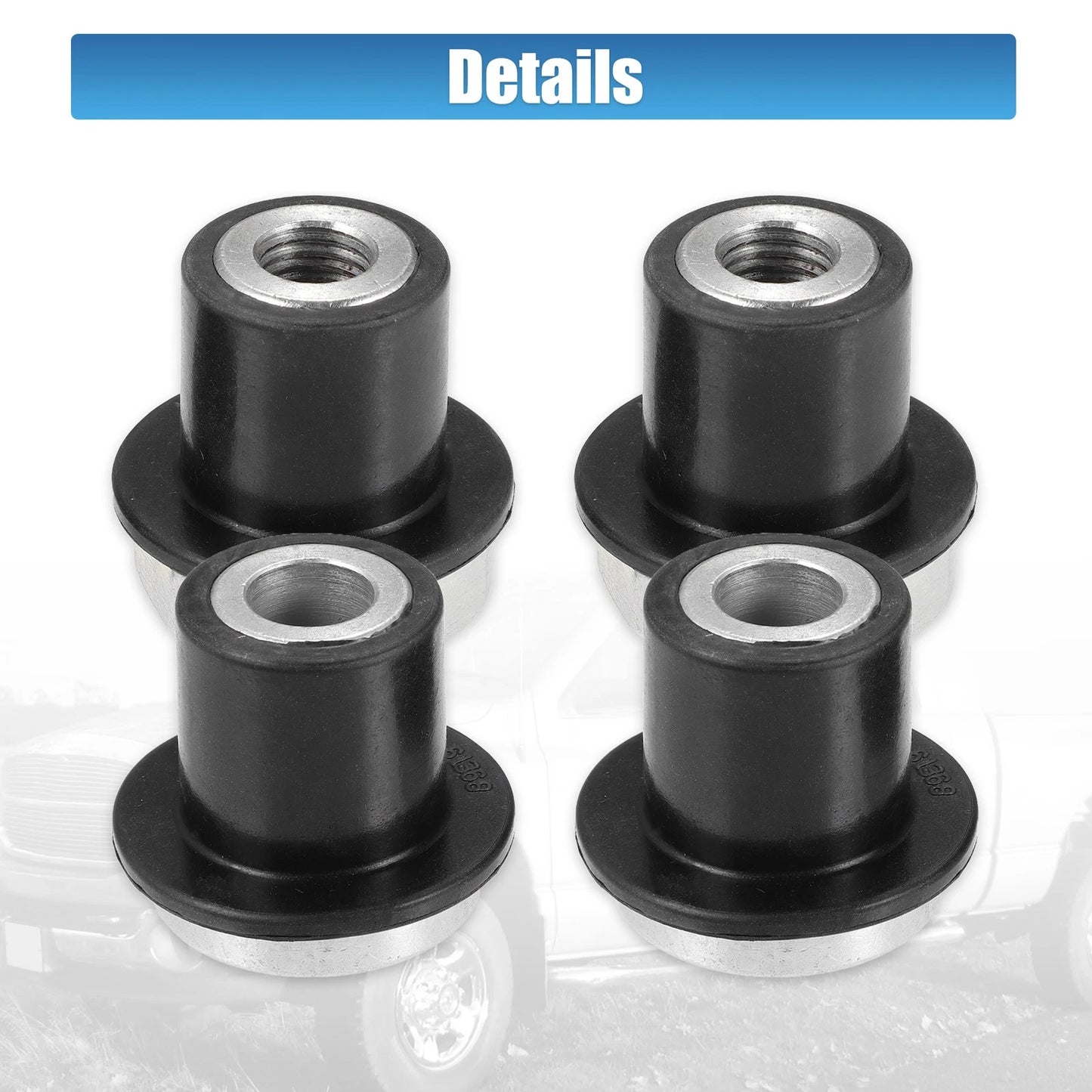 4 x Steering Rack and Pinion Mount Bushing for Dodge Ram