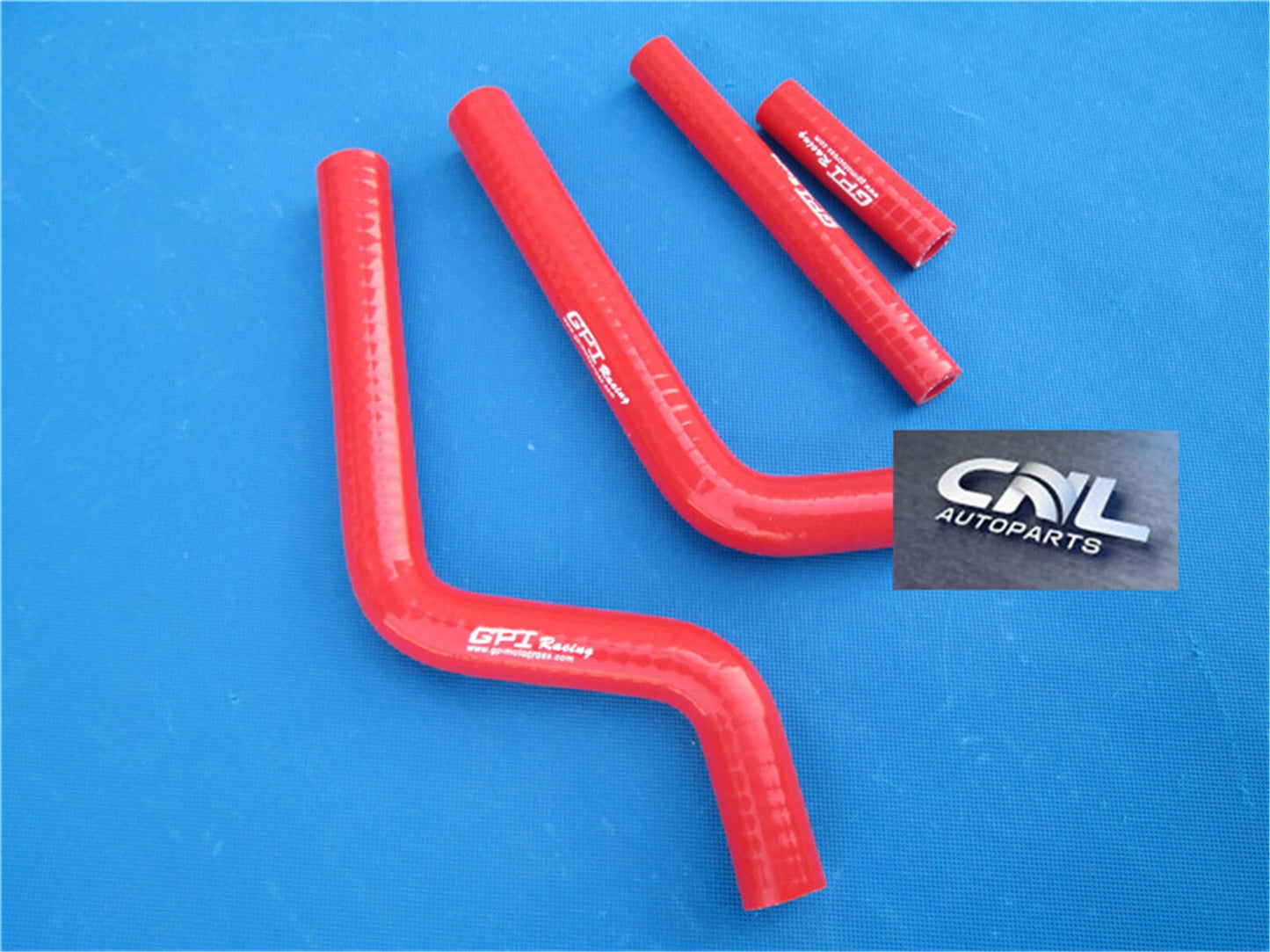 RED silicone radiator hose for YAMAHA YZ125 (1996-2001)