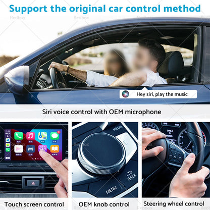 Wireless USB CarPlay Adapter for Apple iOS Auto Navigation