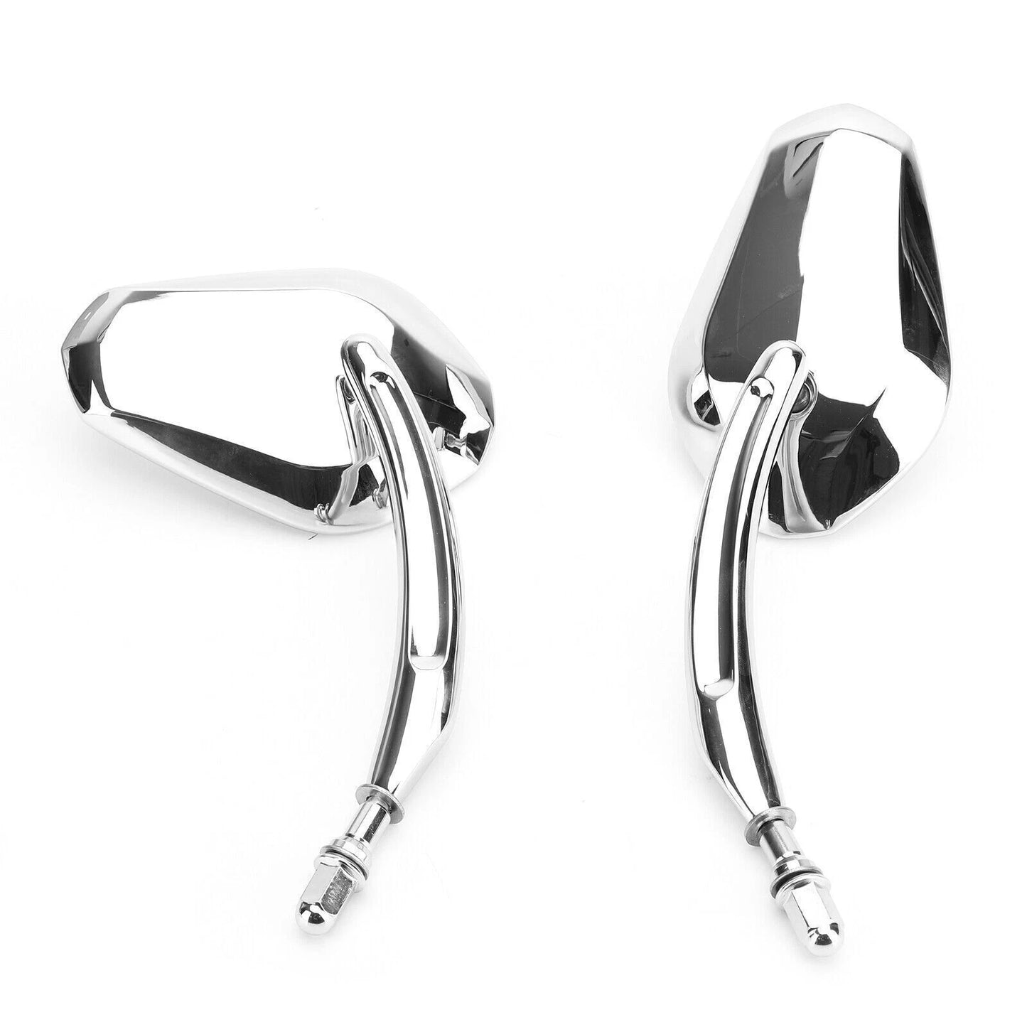 Custom Mirror Diamond M8 Chrome E-Approved for Softail Sportster Touring (2018-2023)