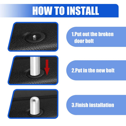 Door Lock Rod Knob & Button Covers for BMW 328i 335i (2007-2013)