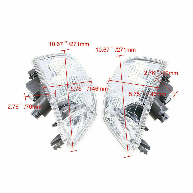 Clear Corner Signal Side Fog Light for Nissan X-TRAIL T30 (2001-2007)