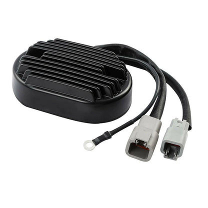 Black Voltage Regulator Rectifier for Harley Heritage Softail Classic (2007)