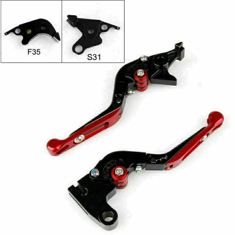 Adjustable Brake Clutch Lever for Suzuki B-King (2008-2011) Red