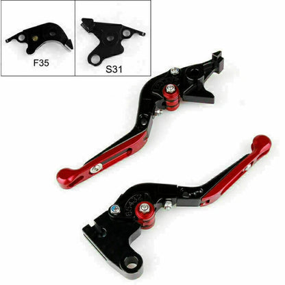 Adjustable Brake Clutch Lever for Suzuki B-King (2008-2011) Red