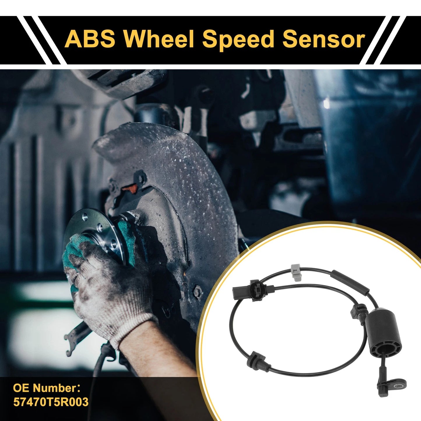 ABS Wheel Speed Sensor for Honda Fit (2015-2020) 1 x Sensor