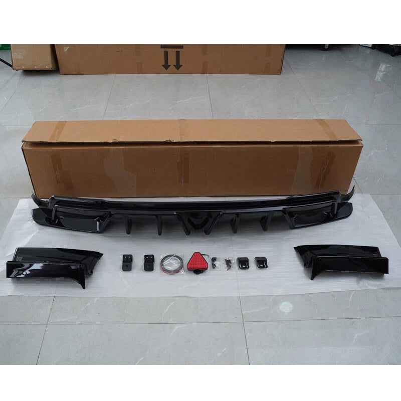 Gloss Black Rear Diffuser Lip with LED for 2023-2025 Honda CR-V Hybrid