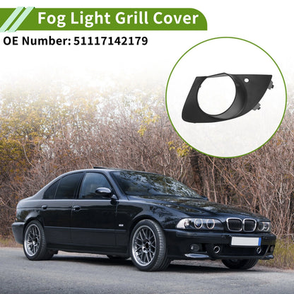 Front Left Fog Light Grill for BMW E65 E66 (2006-2008) - 1 Pc Black