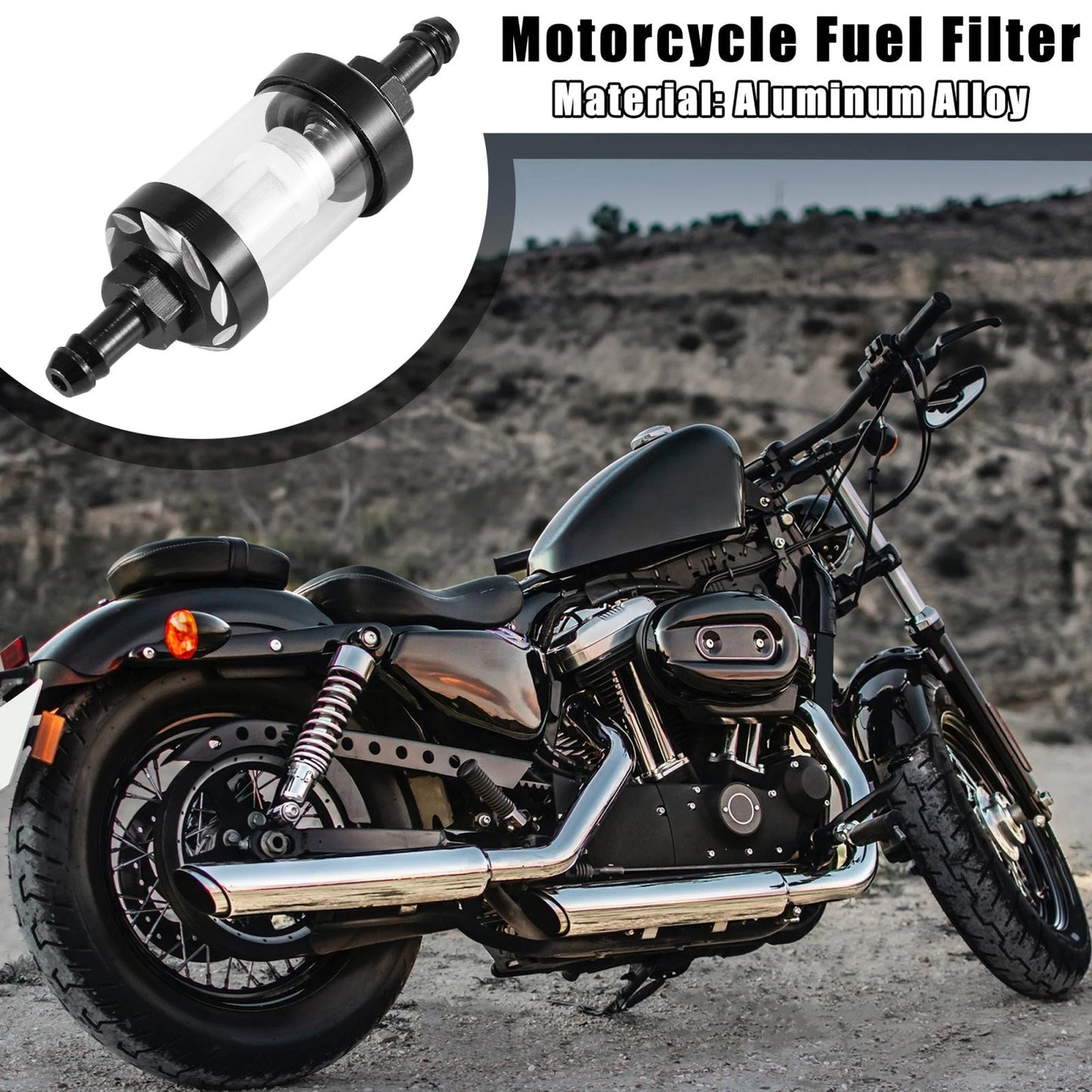 Fuel Filters Inline Gas Filter for Motorcycle ATV