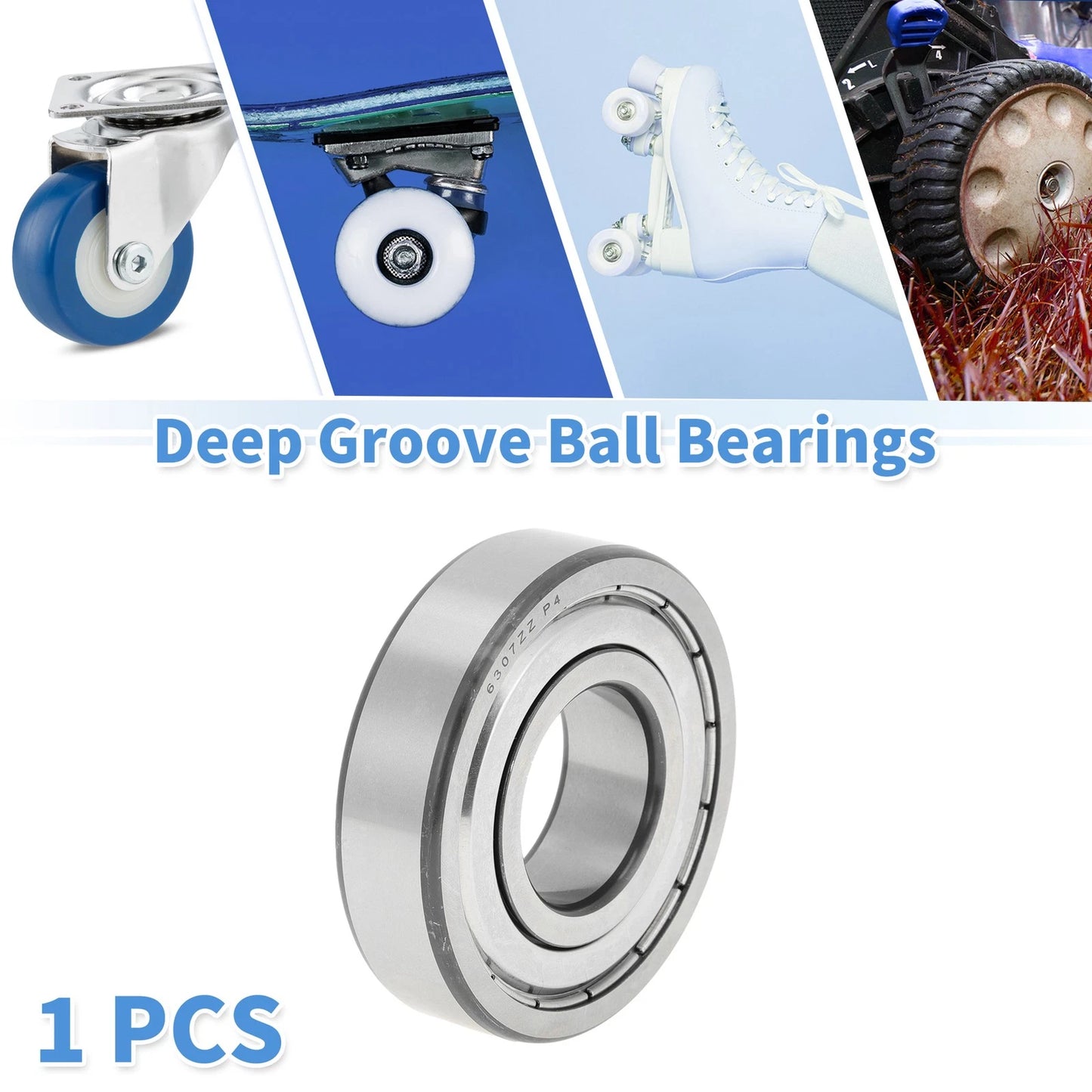 Deep Groove Ball Bearings P4 35x80x21mm 1 Pc for Scooter Skateboard Wheel